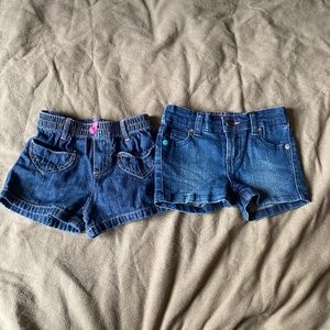 Denim shorts
